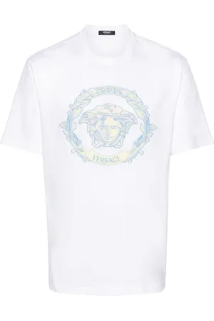 VERSACE Barocco Wave Crest cotton T-shirt