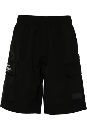 A Bathing Ape Logo-appliqué cargo shorts
