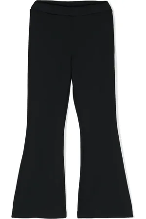 Balmain Logo-patch flared trousers
