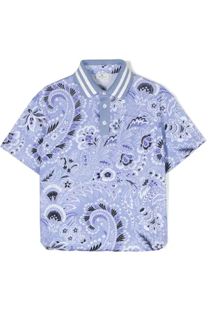 Etro Floral-print polo shirt