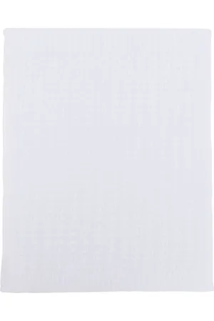 LITTLE BEAR Cable-knit cotton blanket