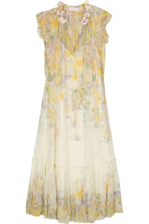 ZIMMERMANN Harmony floral-appliqué dress