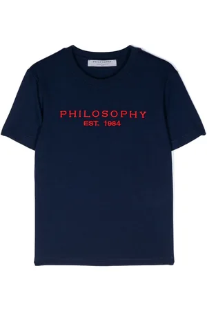PHILOSOPHY DI LORENZO SERAFINI Logo-embroidered cotton T-shirt