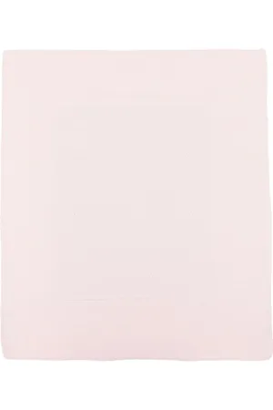LITTLE BEAR Pointelle-knit cotton blanket