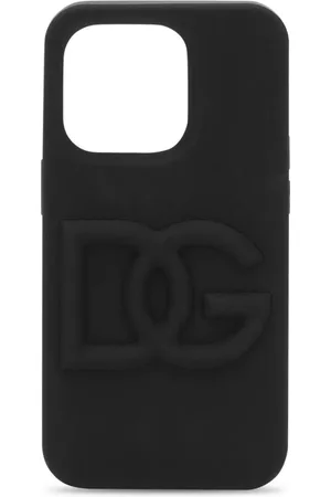 Dolce & Gabbana Logo-embossed rubber iPhone 14 Pro case