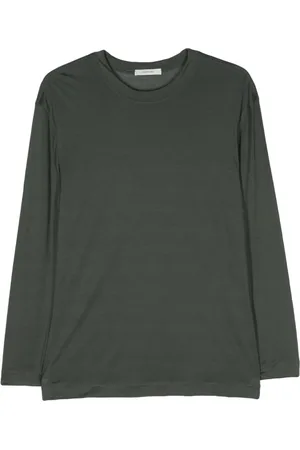 LEMAIRE Long-sleeve silk T-shirt