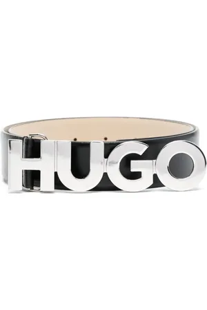 HUGO BOSS Zula logo-buckle belt