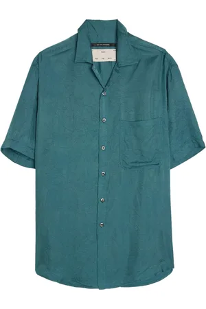 SONG FOR THE MUTE Crinkled cotton shirt