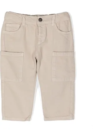Emporio Armani Logo-plaque cotton chinos