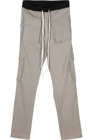 MOUTY Embroidered-logo cargo pants