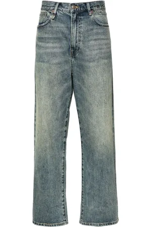 R13 X-BF low-rise boyfriend jeans