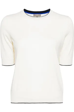 N.PEAL Fine-knit T-shirt