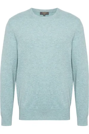 N.PEAL Oxford organic-cotton jumper