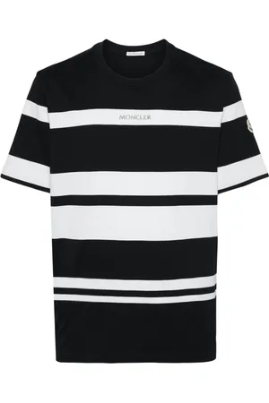 Moncler Striped cotton T-shirt