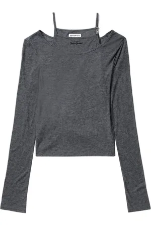 Musium Div. Ribbed two-layer top