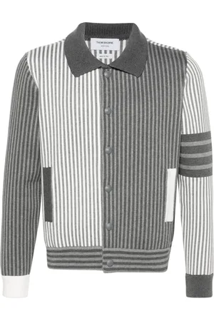 Thom Browne Fun-Mix striped cardigan
