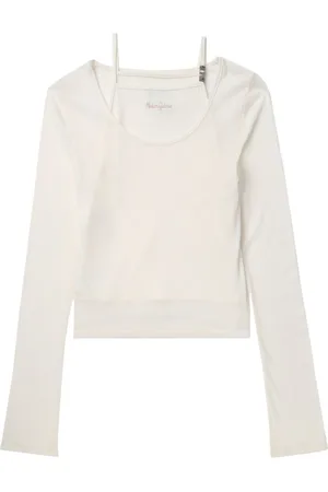 Musium Div. Ribbed two-layer top