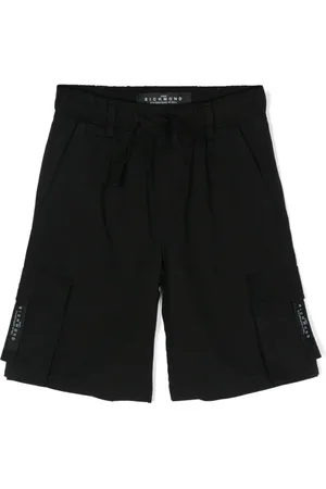 John Richmond Logo-print cargo shorts