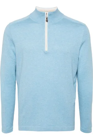 N.PEAL Salcombe half-zip cotton-cashmere jumper