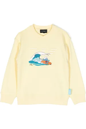 Emporio Armani X Smurfs cotton sweatshirt