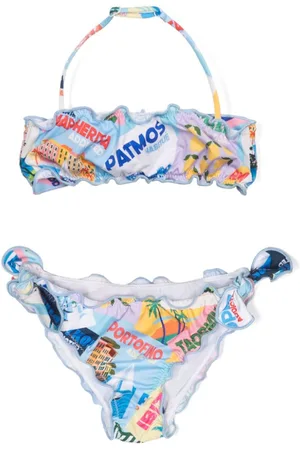 MC2 SAINT BARTH Emy graphic-print bikini set