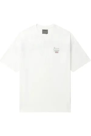 Musium Div. Logo-embroidered cotton T-shirt