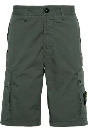 Stone Island Compass-badge cargo shorts