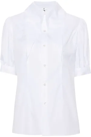 NOIR KEI NINOMIYA Long-collar puff-sleeves shirt
