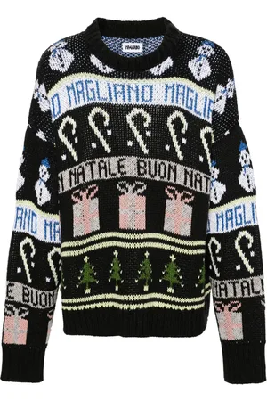 MAGLIANO Crew-neck jacquard jumper