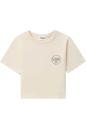 Chocoolate Logo-print cropped T-shirt
