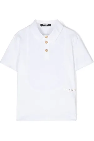 Balmain Logo-jacquard polo shirt