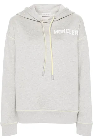 Moncler Logo-embroidered cotton hoodie
