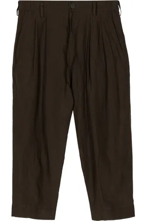 ZIGGY CHEN Linen loose-leg trousers