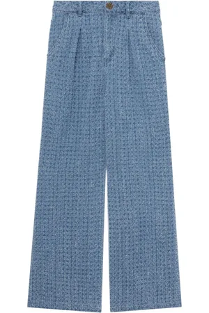 B+AB Tweed straight-leg jeans