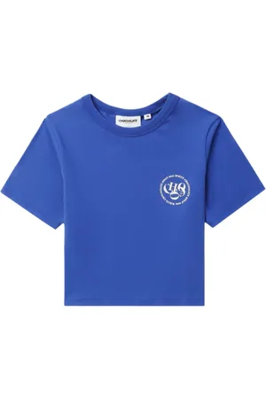 Chocoolate Logo-print cropped T-shirt