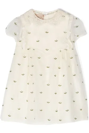 Gucci All-over floral embroidered dress