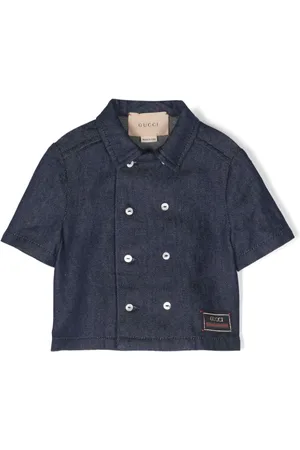 Gucci Double-breasted denim jacket