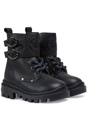 Gucci Double G-embossed leather boots