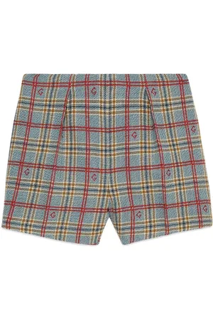 Gucci G rhombus-pattern wool shorts