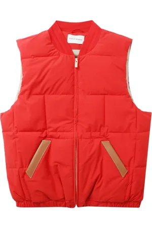 Drôle de Monsieur Stand-collar padded gilet
