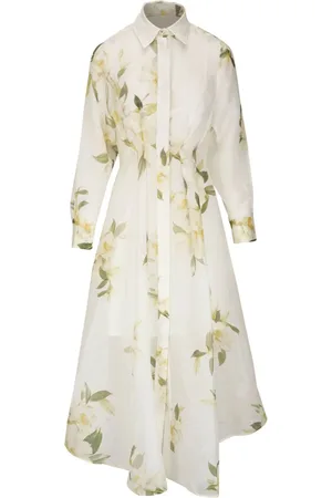 ZIMMERMANN Harmony floral-print midi dress