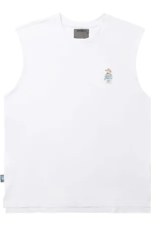 Musium Div. Van Gogh embroidered-motif cotton vest