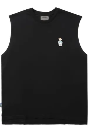 Musium Div. Van Gogh embroidered-motif cotton vest