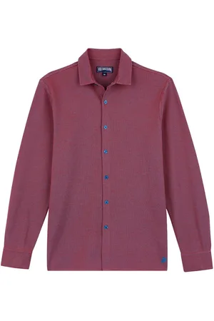 Vilebrequin Calandre Turtle-embroidered piqué shirt