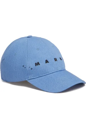 Marni Logo-embroidered denim cap