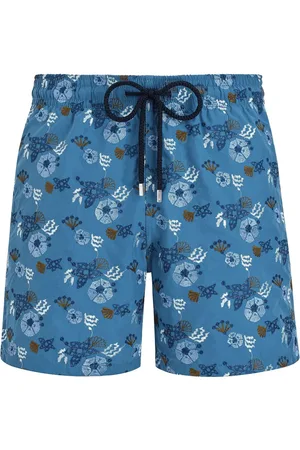 Vilebrequin Floral-embroidered swim shorts