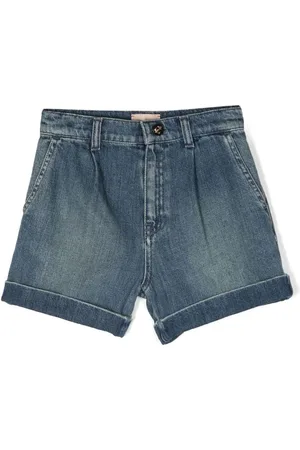 Gucci Logo-patch denim shorts