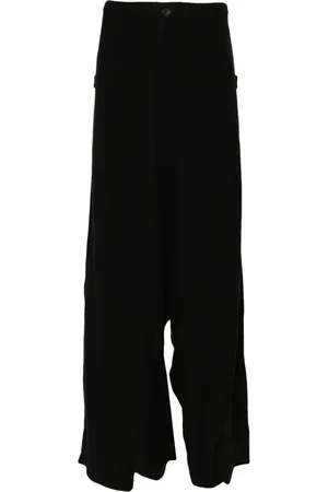 YOHJI YAMAMOTO G-Flap drop-crotch trousers