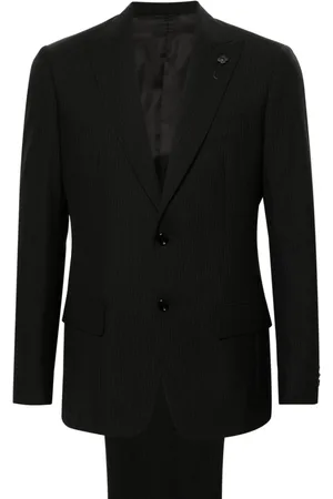 LARDINI Pinstriped single-breasted suit