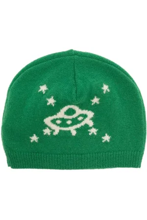 Gucci Intarsia-motif knitted wool beanie